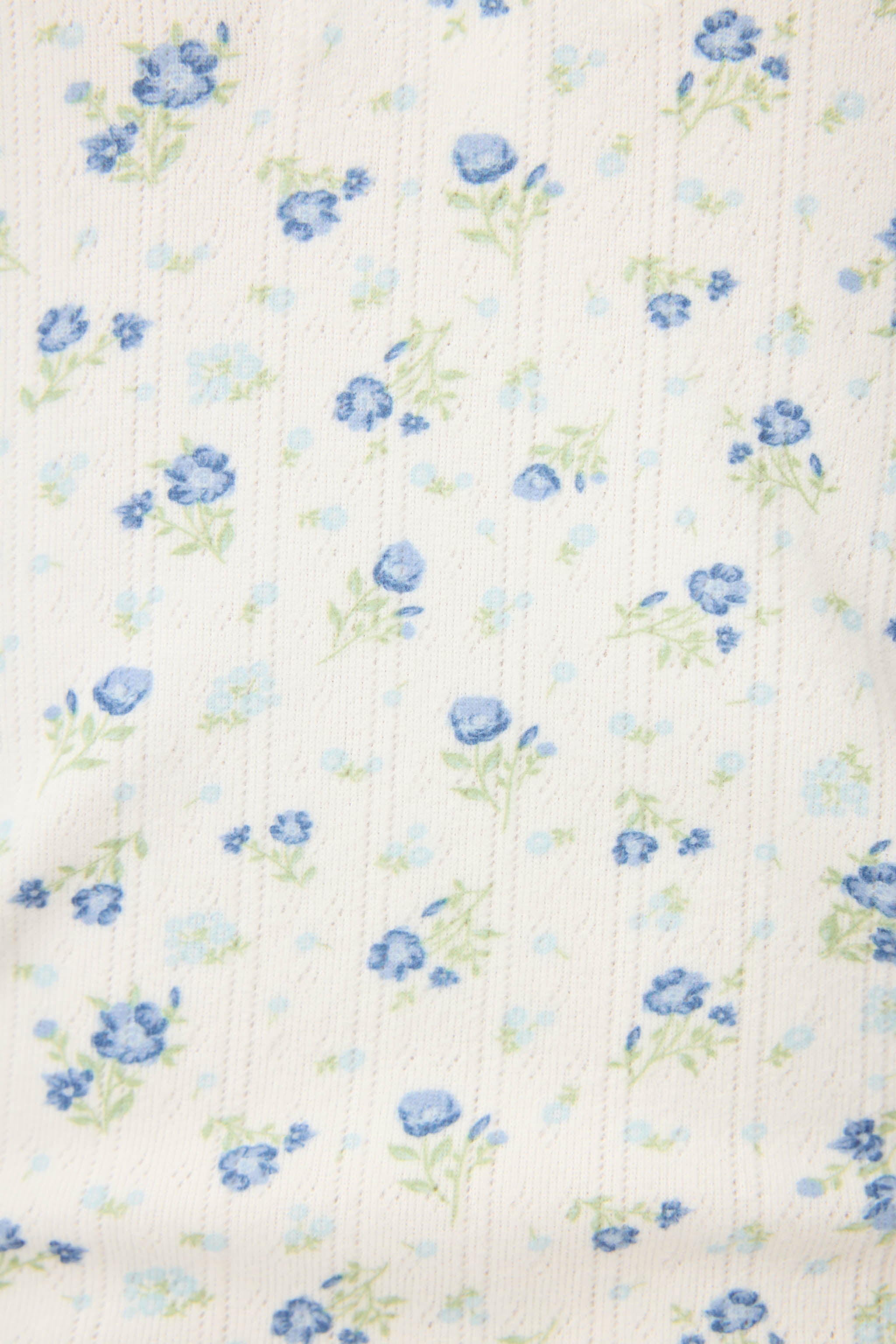 More Amour Ditsy Floral Pointelle PJ Set