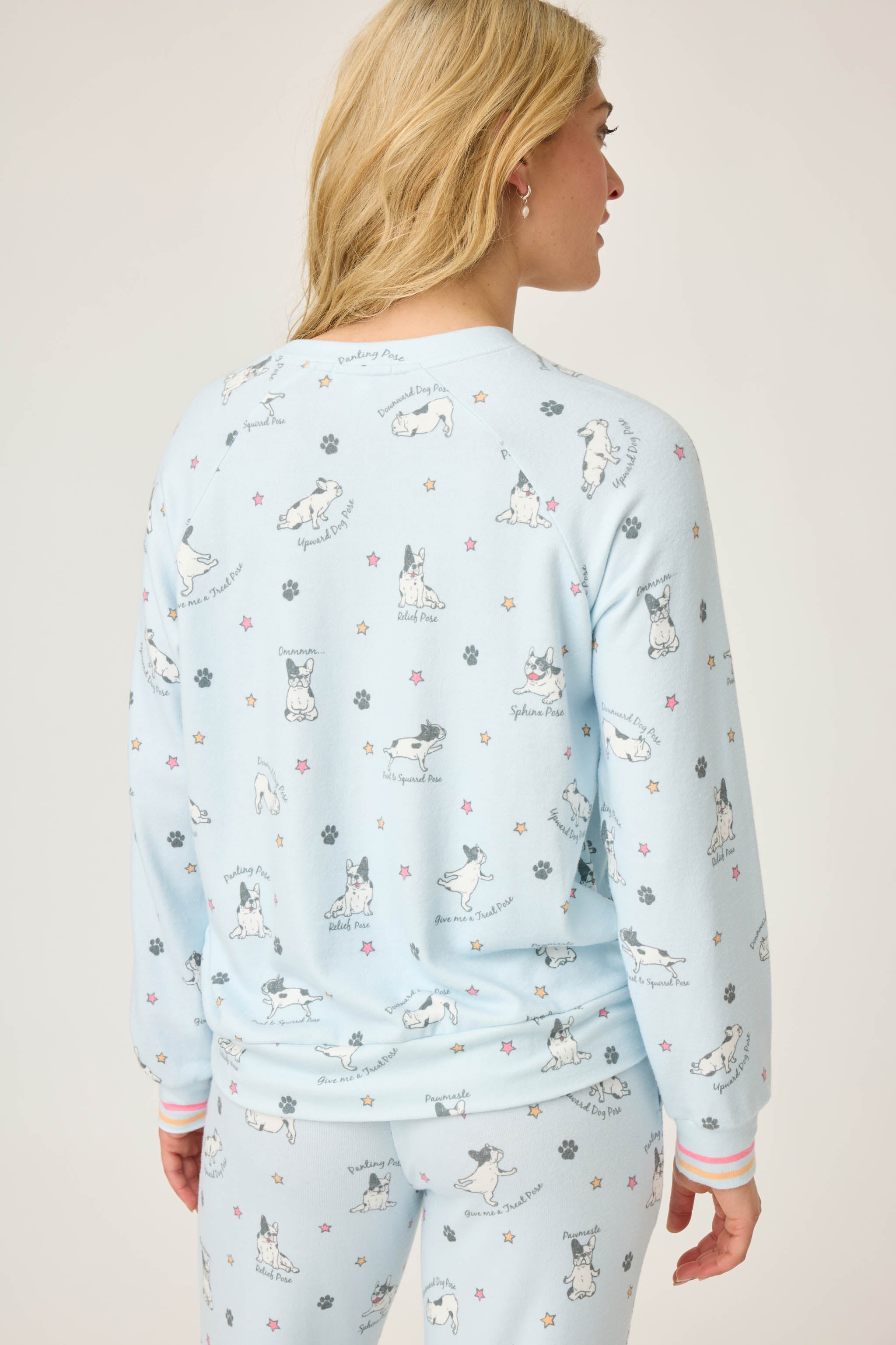 Paws & Breathe Dog Print Long Sleeve Top