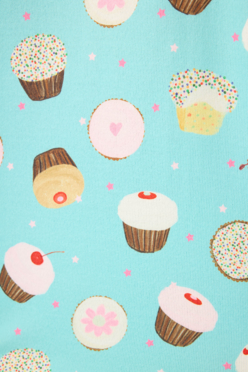 Sweet Life Cupcake Print 3-Piece PJ Set